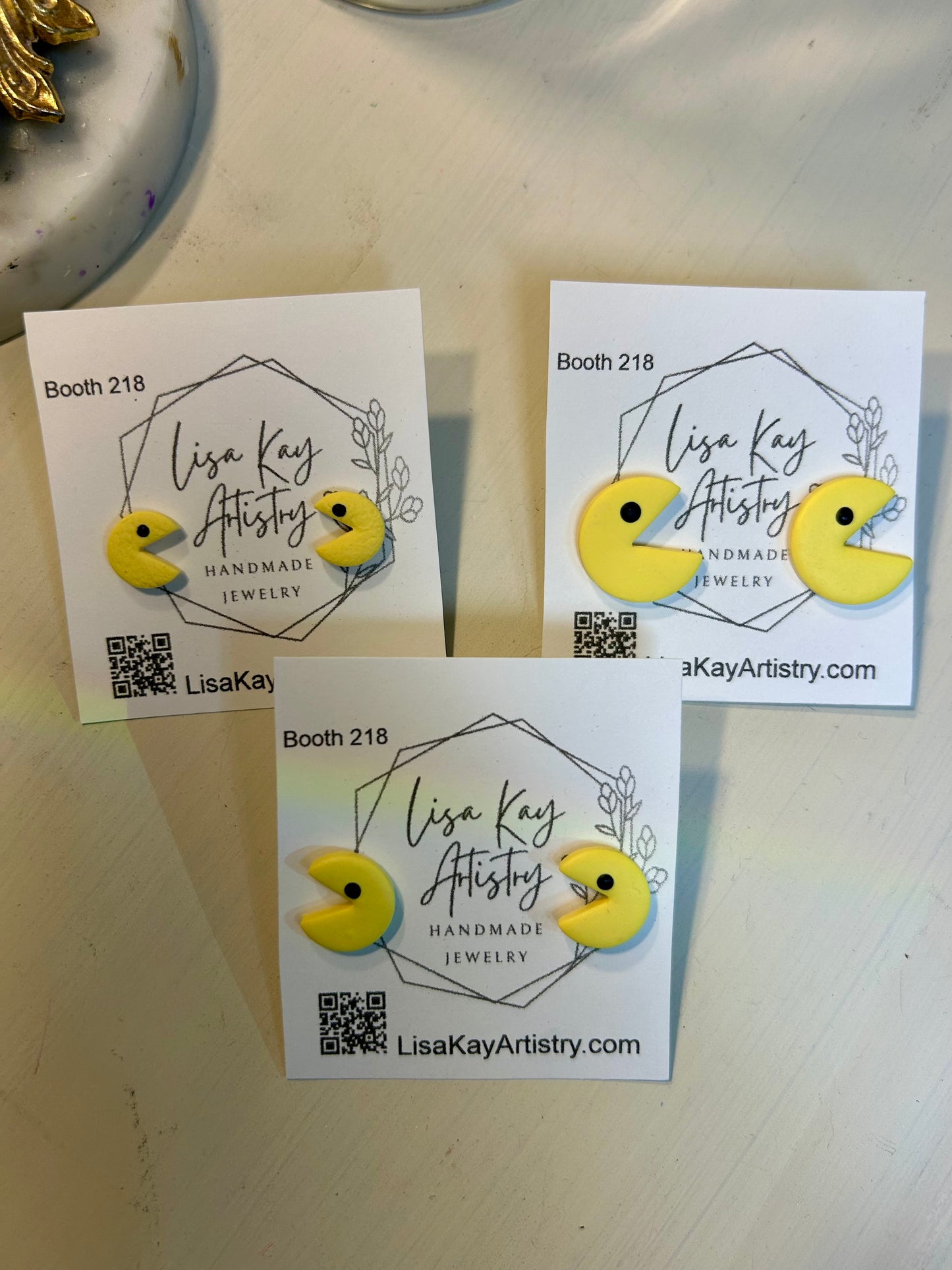 Video Game Inspired Ghost Studs