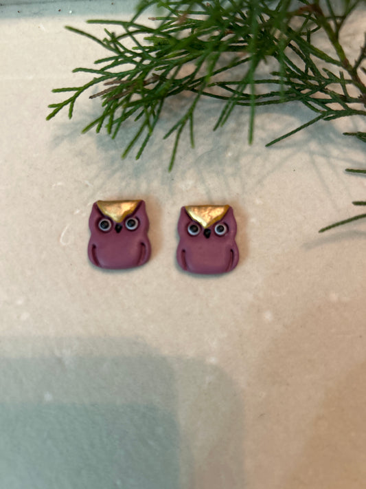 PREORDER Mini Owl Studs