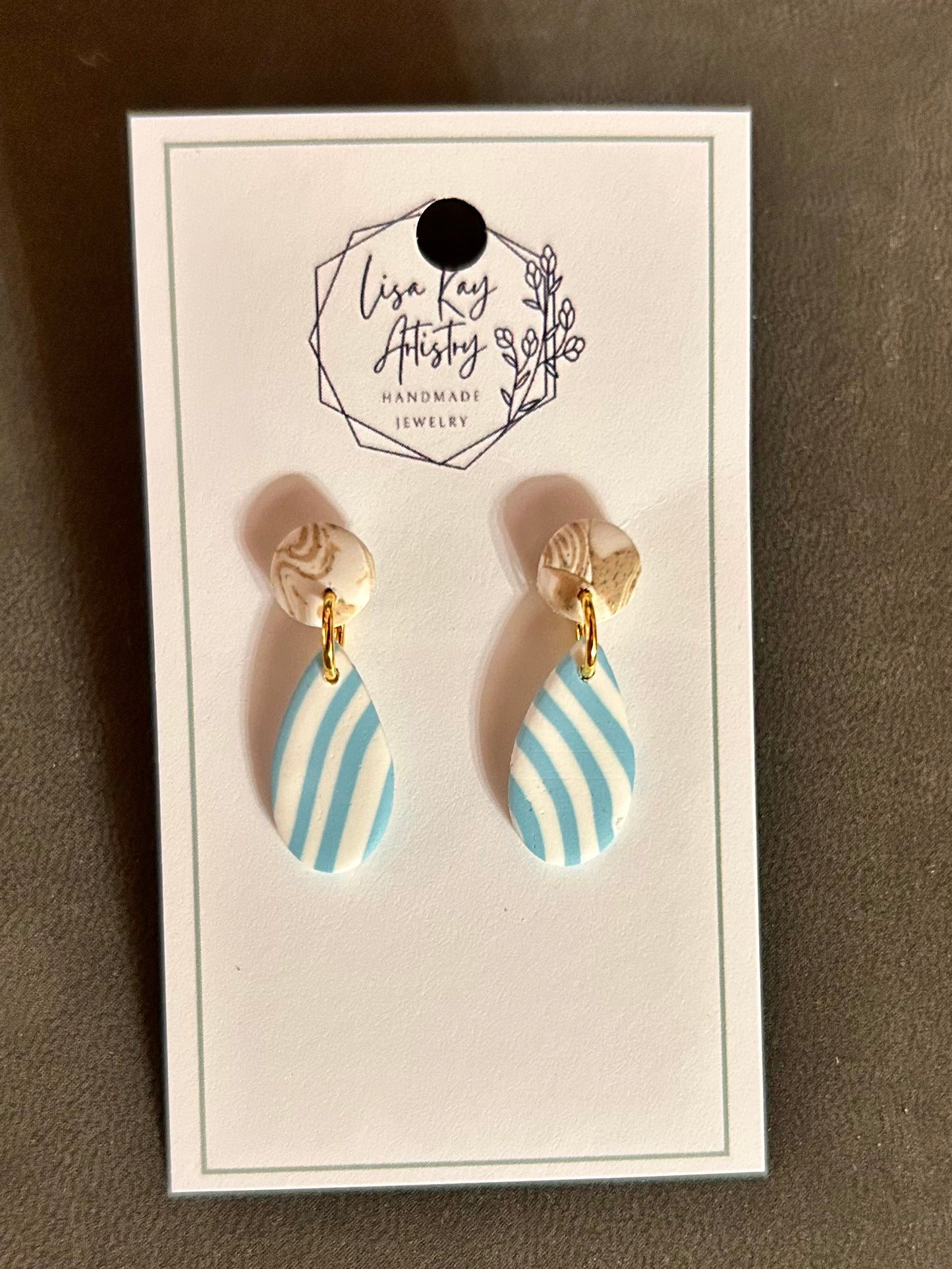 Summer Nostalgia Teardrop Dangle Earrings