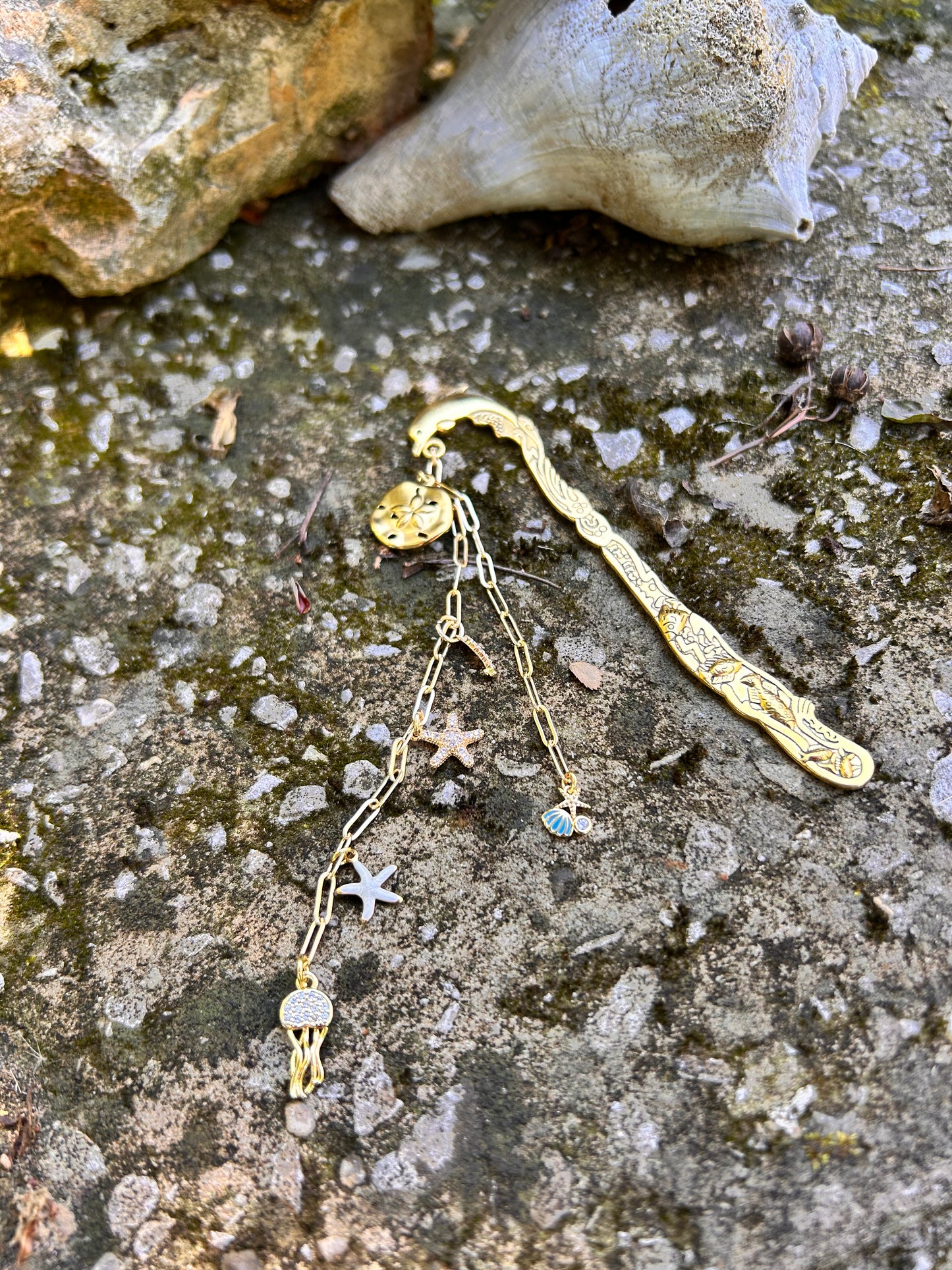 Sea Life Bookmark Charms