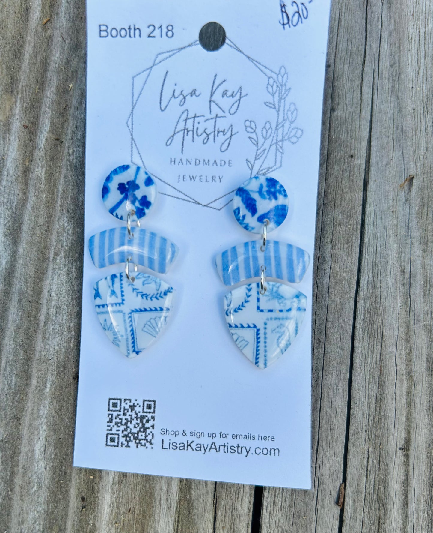 Delft Seaside Dangle 3 Piece