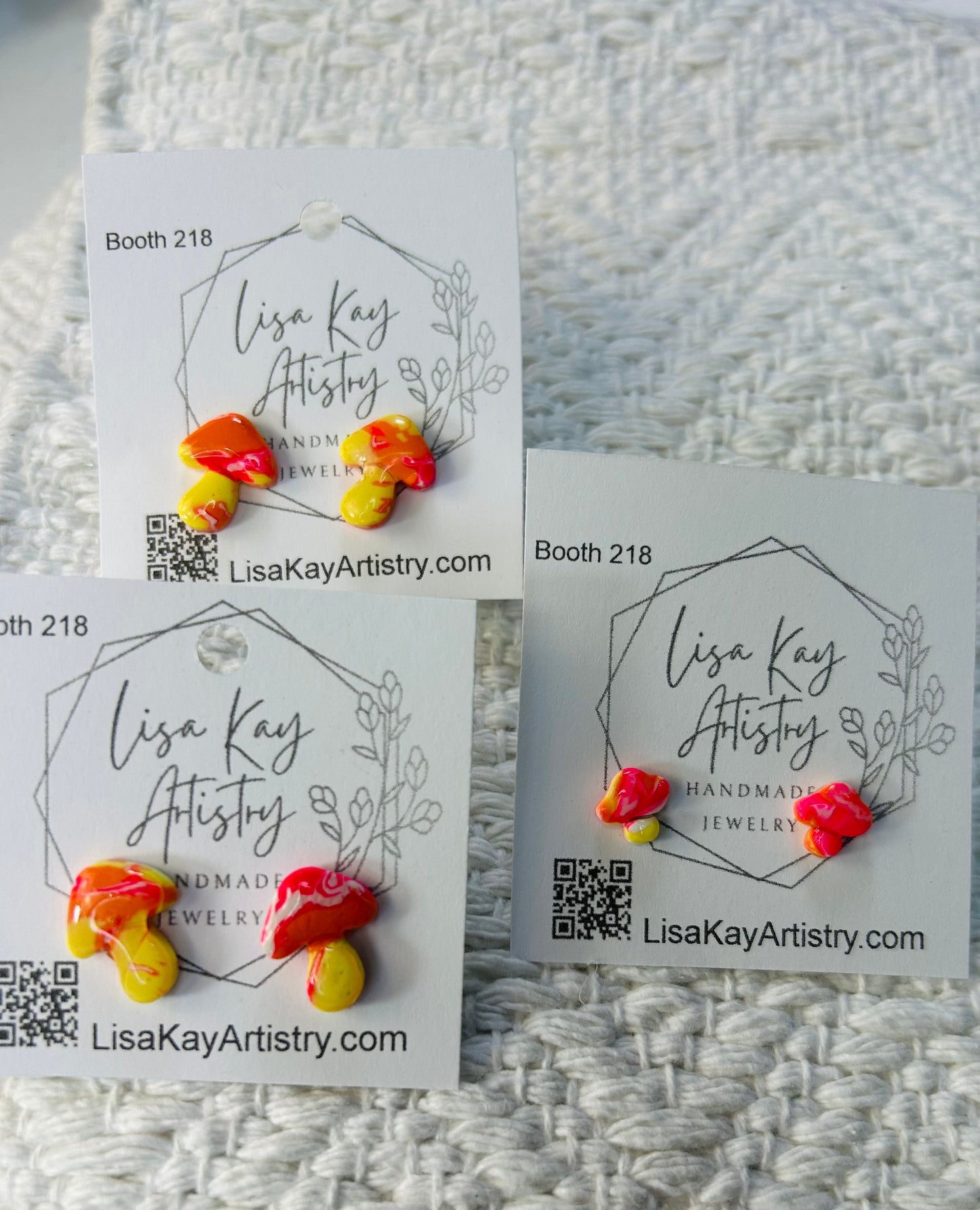 Mini Mushroom Studs