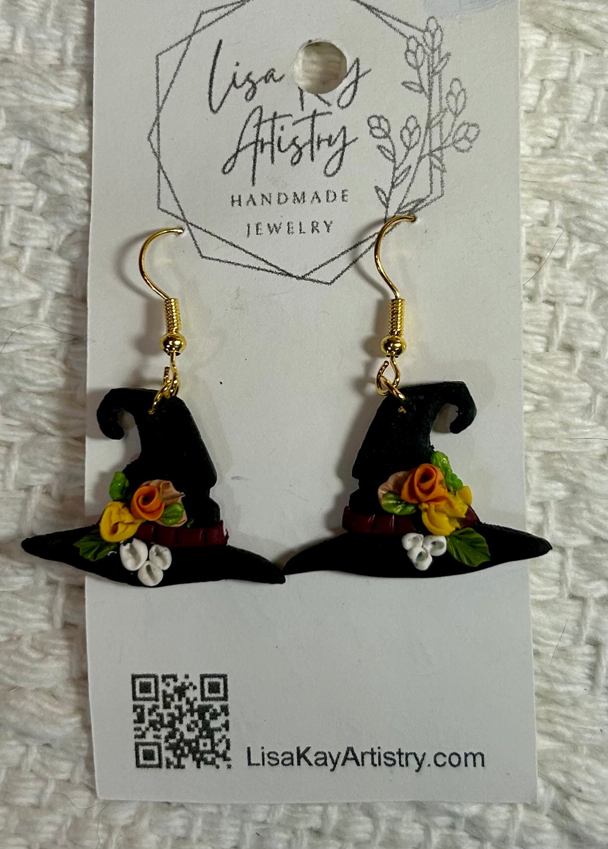 Floral Bouquets & Witch Hats.