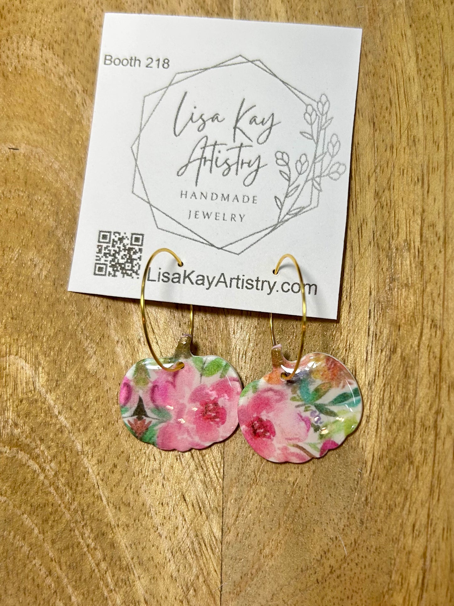 Pumpkin Floral Chintz