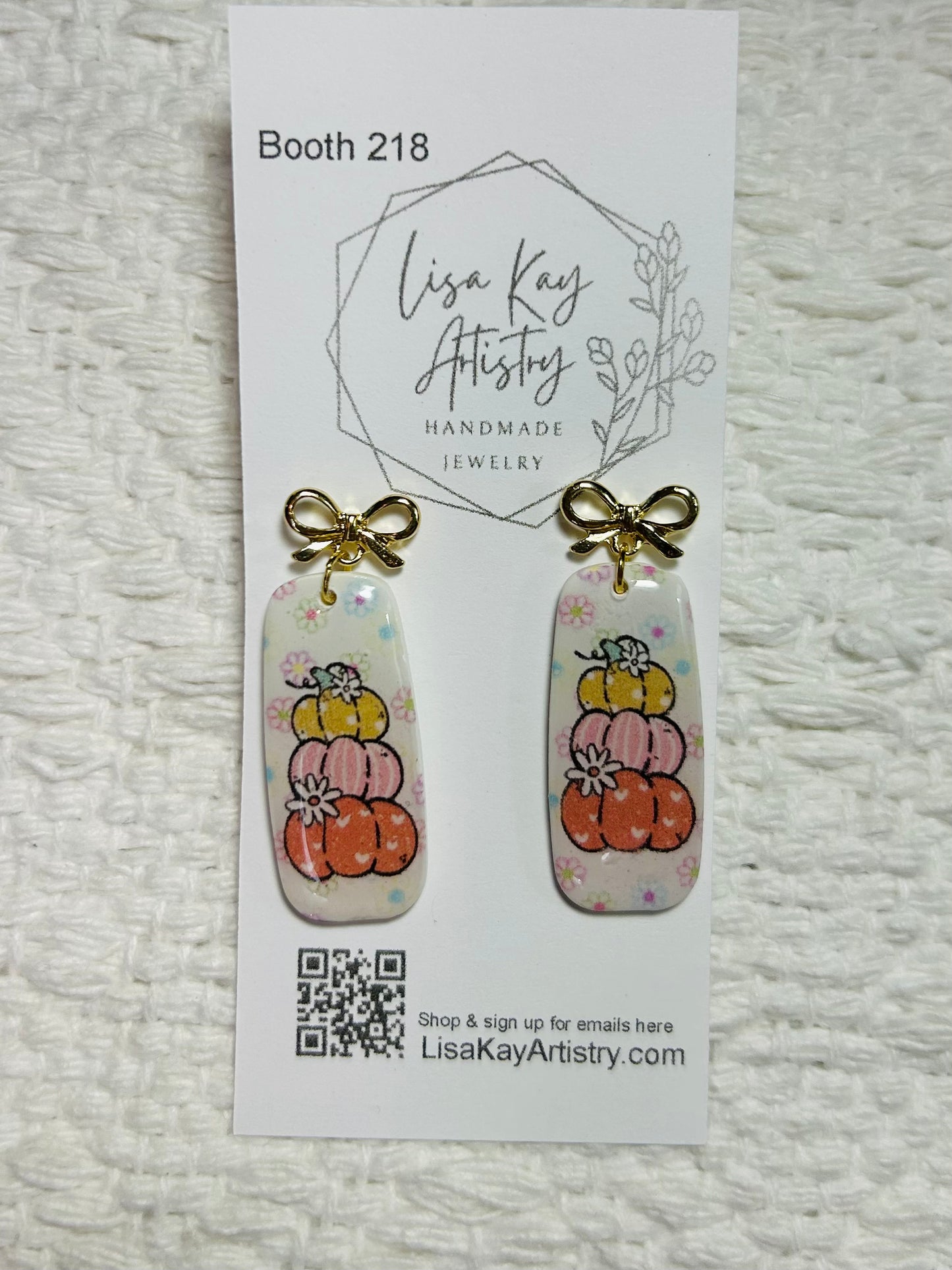 Pumpkin Stacks Pink-o-ween