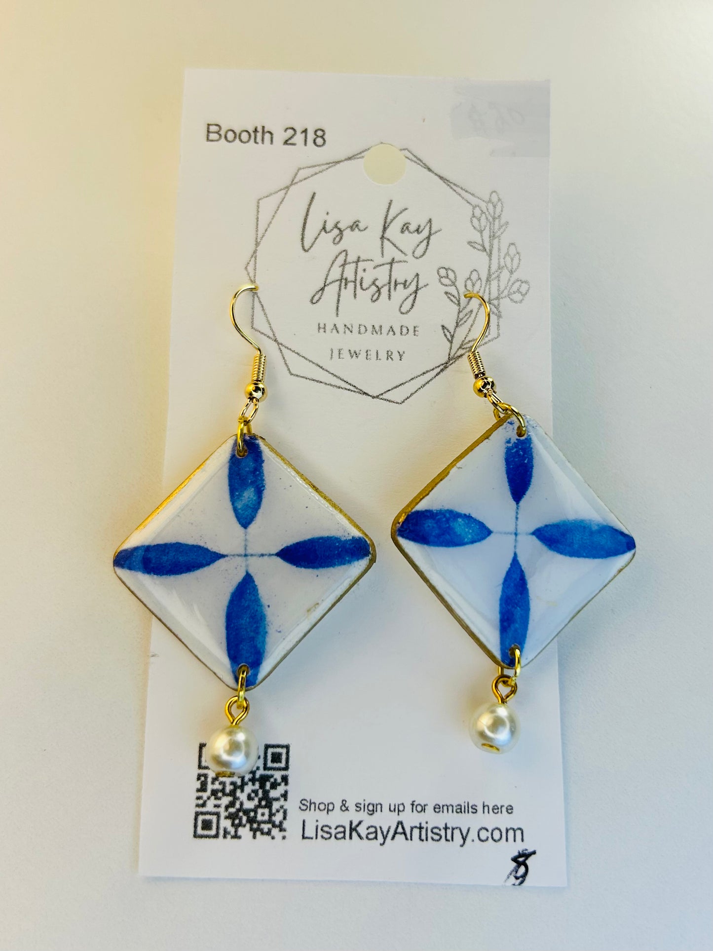 Tile 8 Dangle Earrings