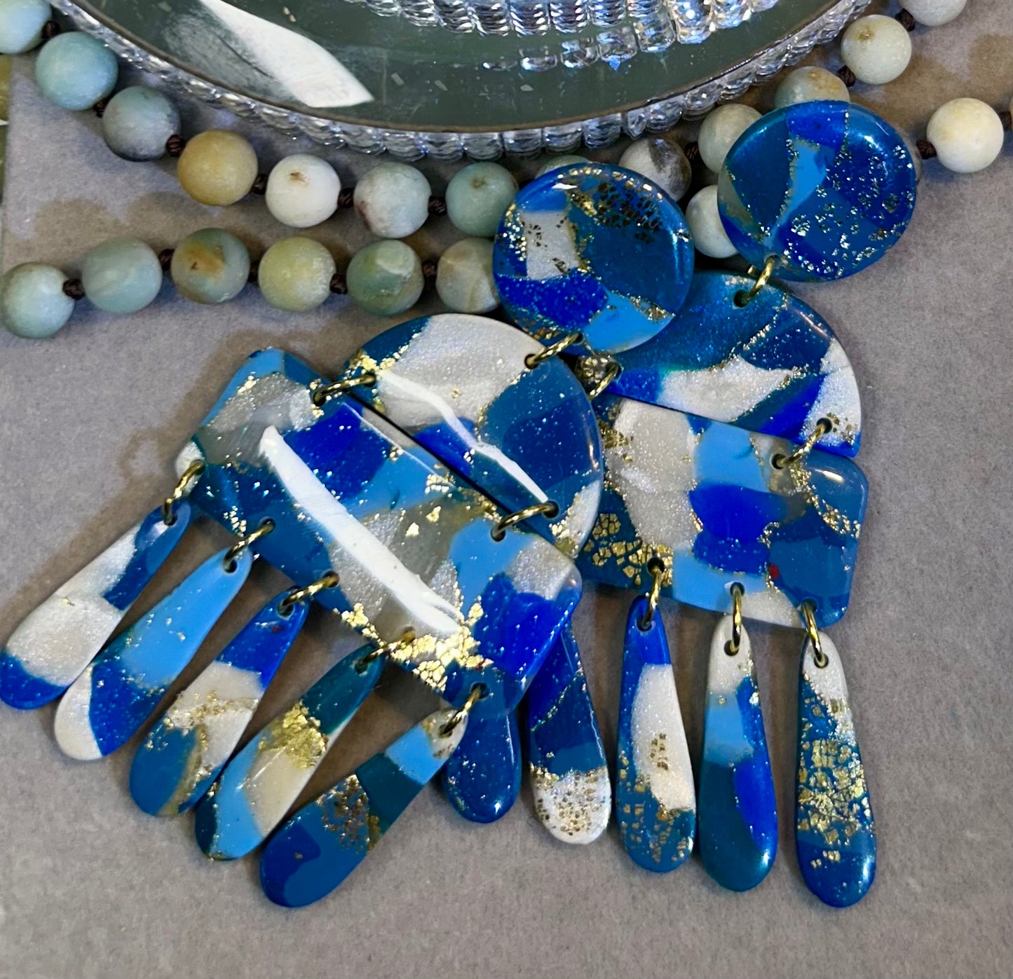 Blue Sky Eight Piece Statement Dangle