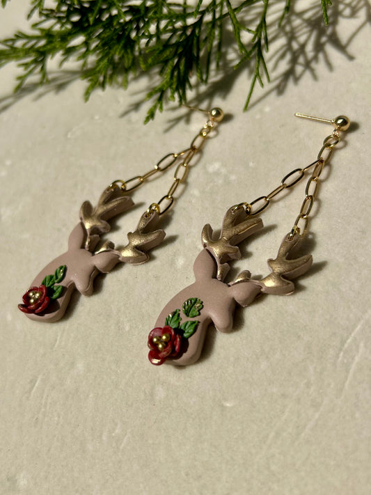 PREORDER Reindeer Chain Dangles