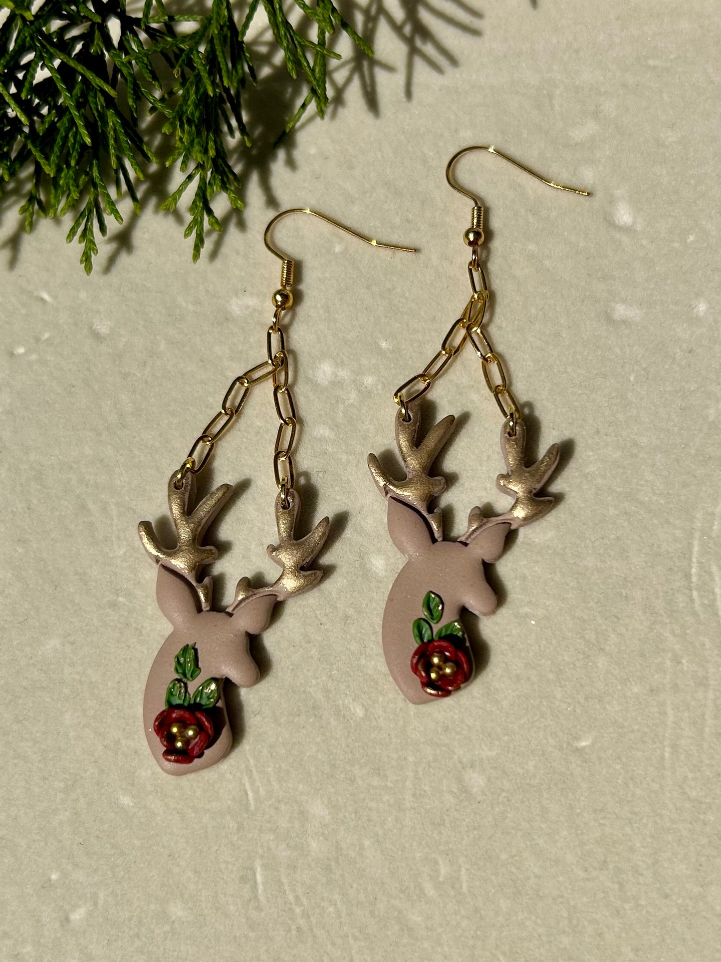PREORDER Reindeer Chain Dangles