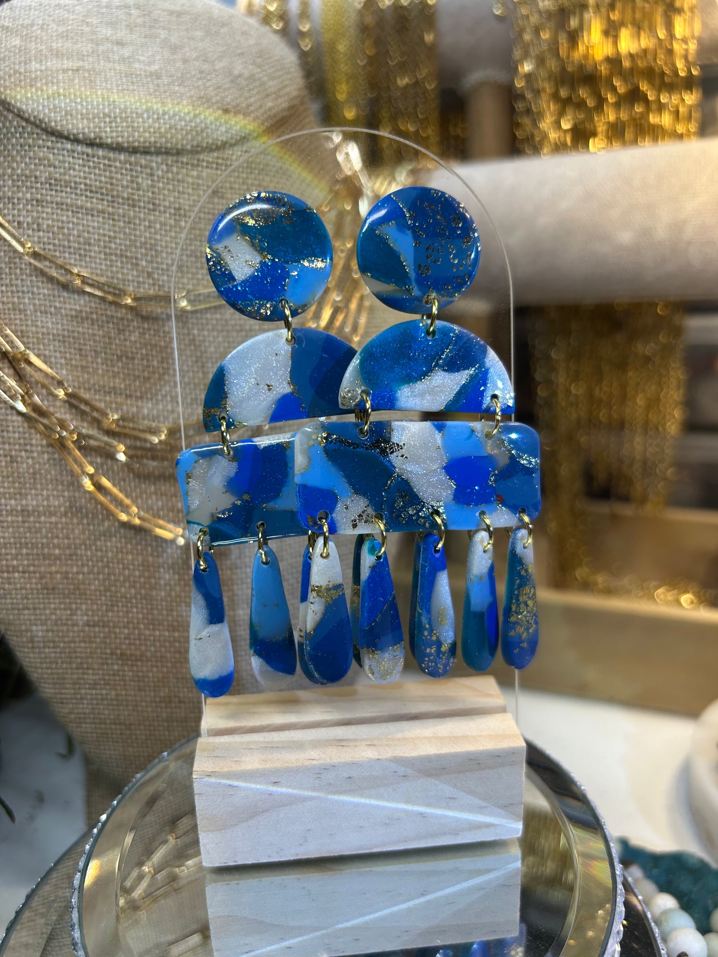 Blue Sky Eight Piece Statement Dangle