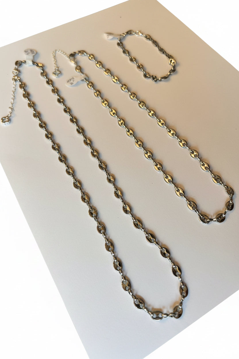 Nautical Chain Necklace Bracelet