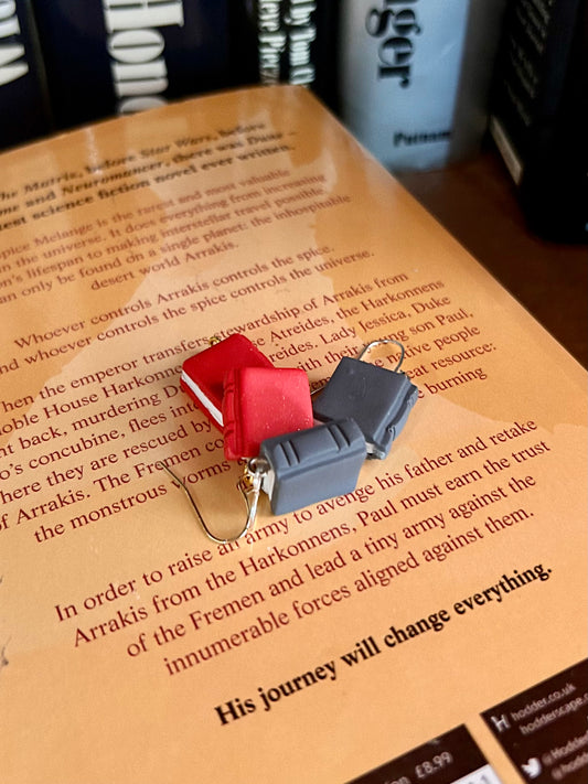 Book Earrings