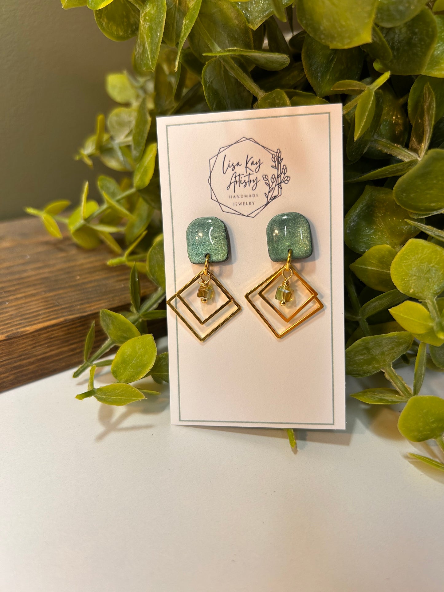 Geometry in Green and Gold Squares