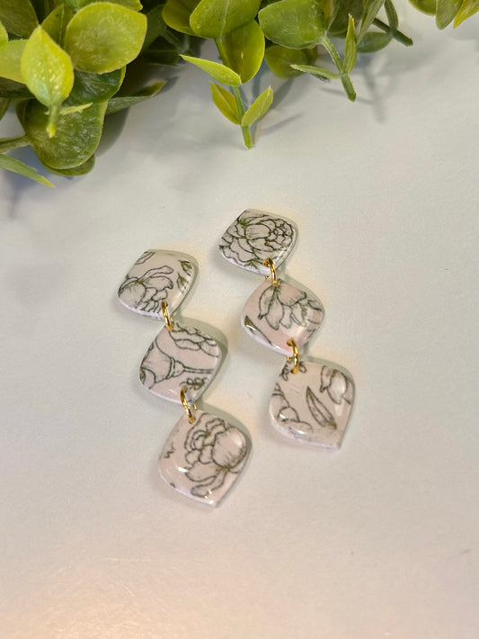 Green Chinioserie 3 Piece