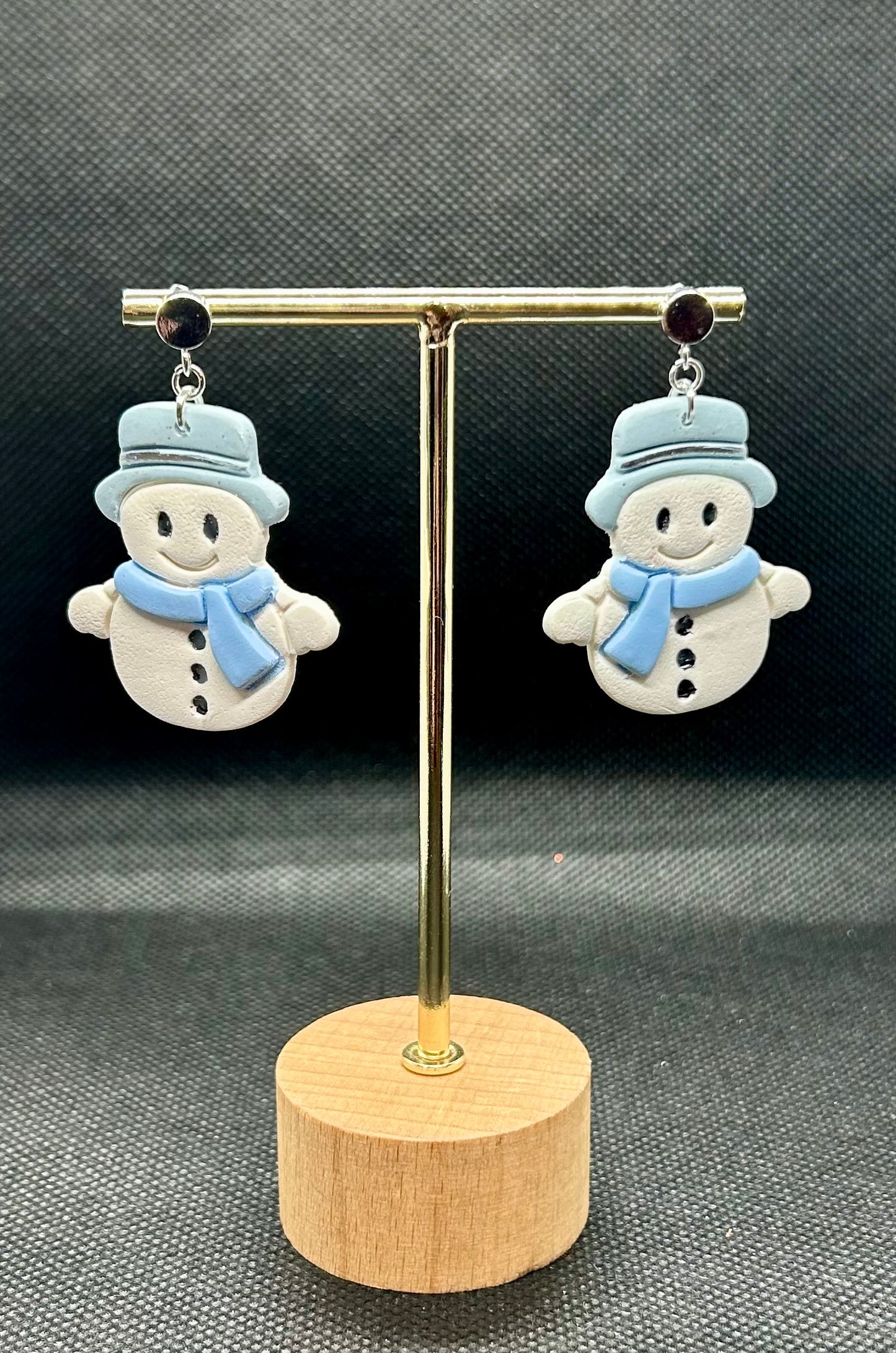 Snowman Dangle Earrings