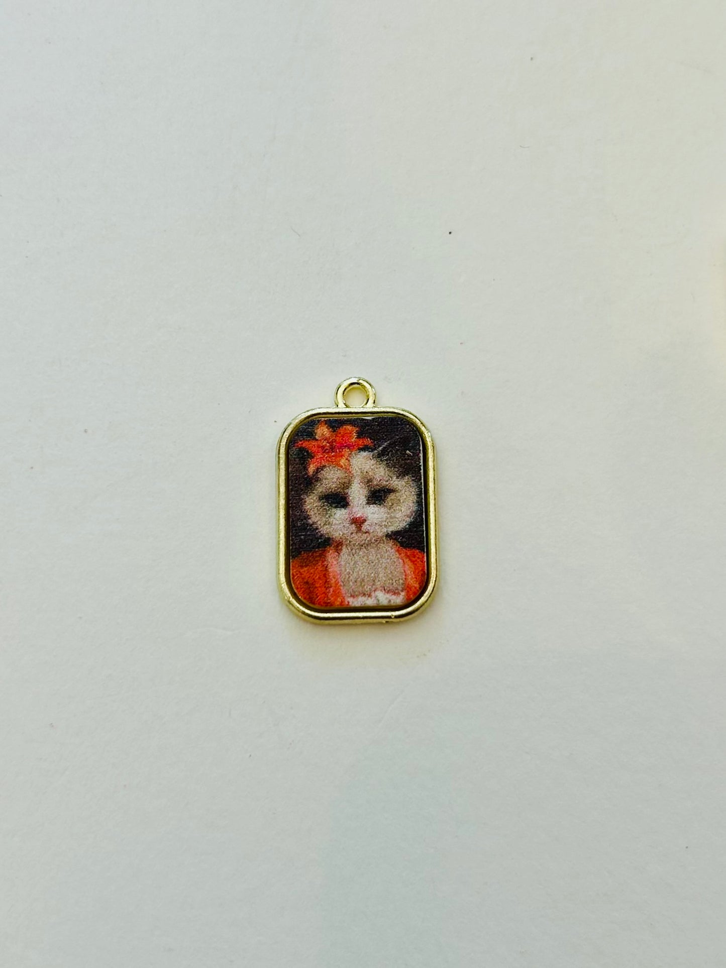 Cat in High Fashion Charms