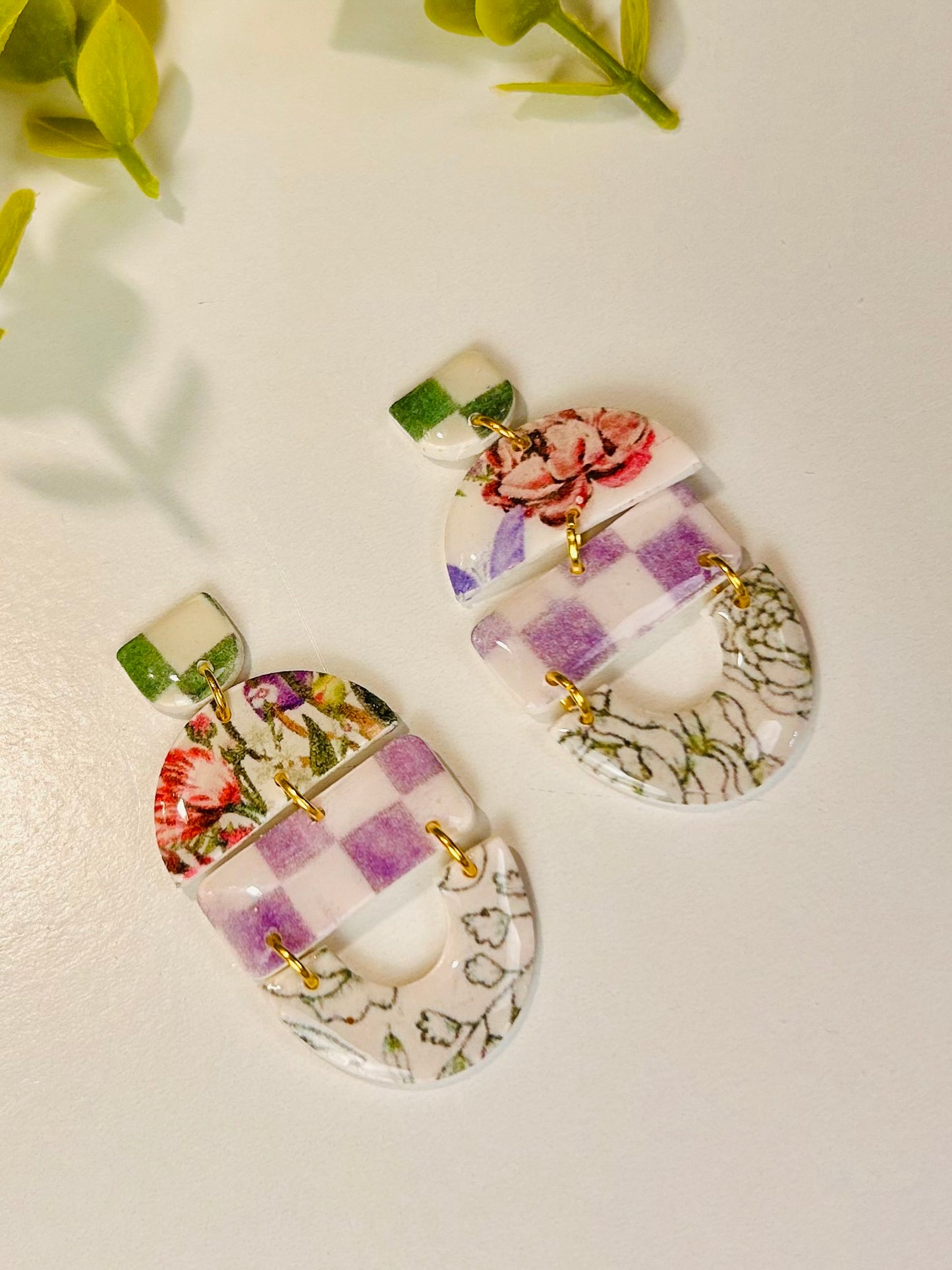 Mixed Pattern Checks and Florals 6