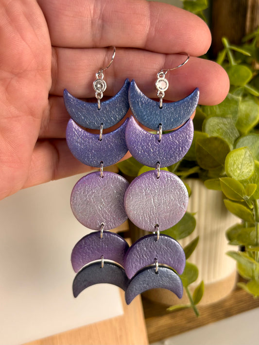 Statement Northern Lights Twilight Moon Phase