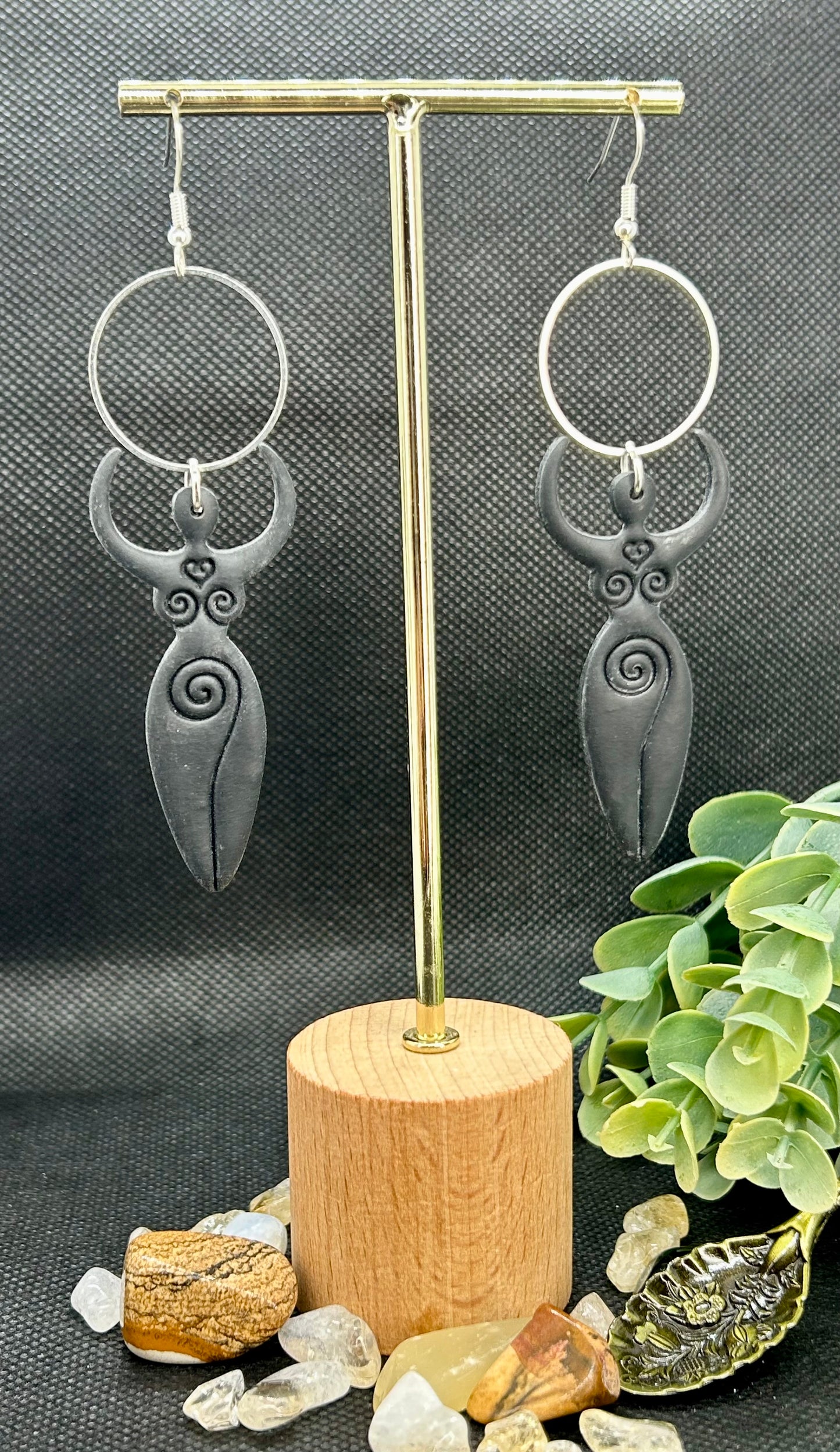 Goddess Dangle Earrings