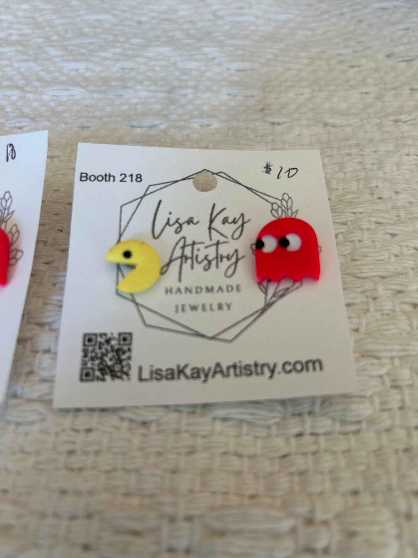 Video Game Pac Man Earrings