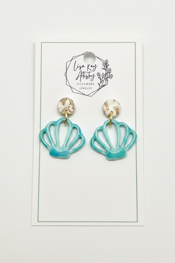 Summer Nostalgia Teal Shells