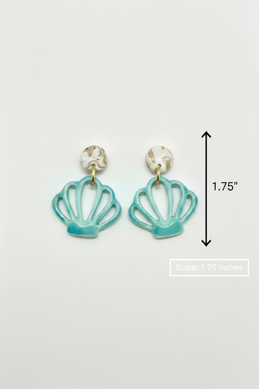 Summer Nostalgia Teal Shells