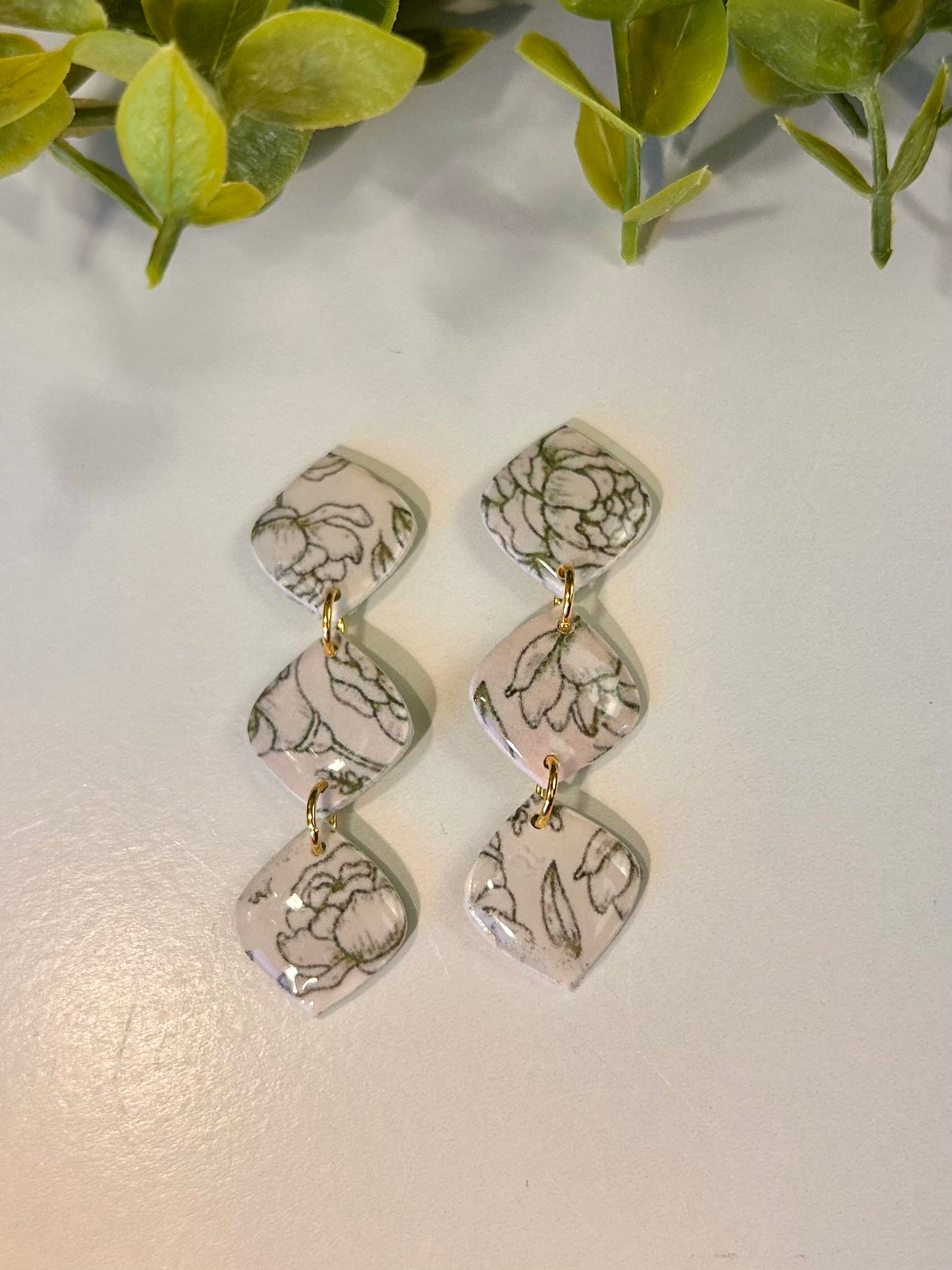 Green Chinioserie 3 Piece