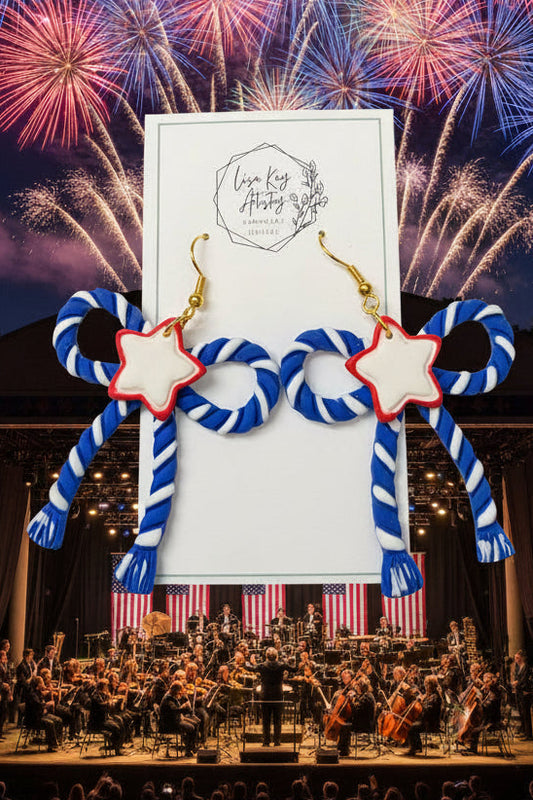 Lasso Blue Bows and Stars