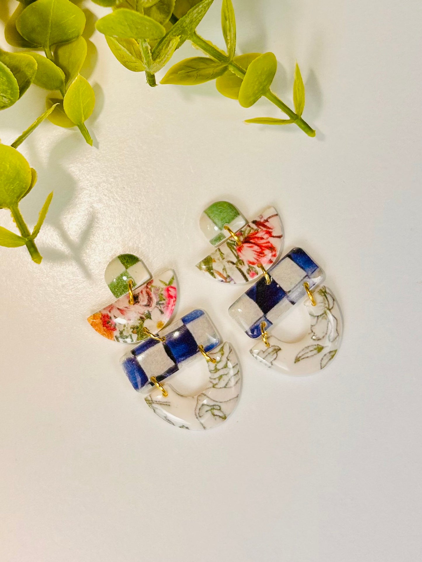 Mixed Pattern Checks and Florals 1