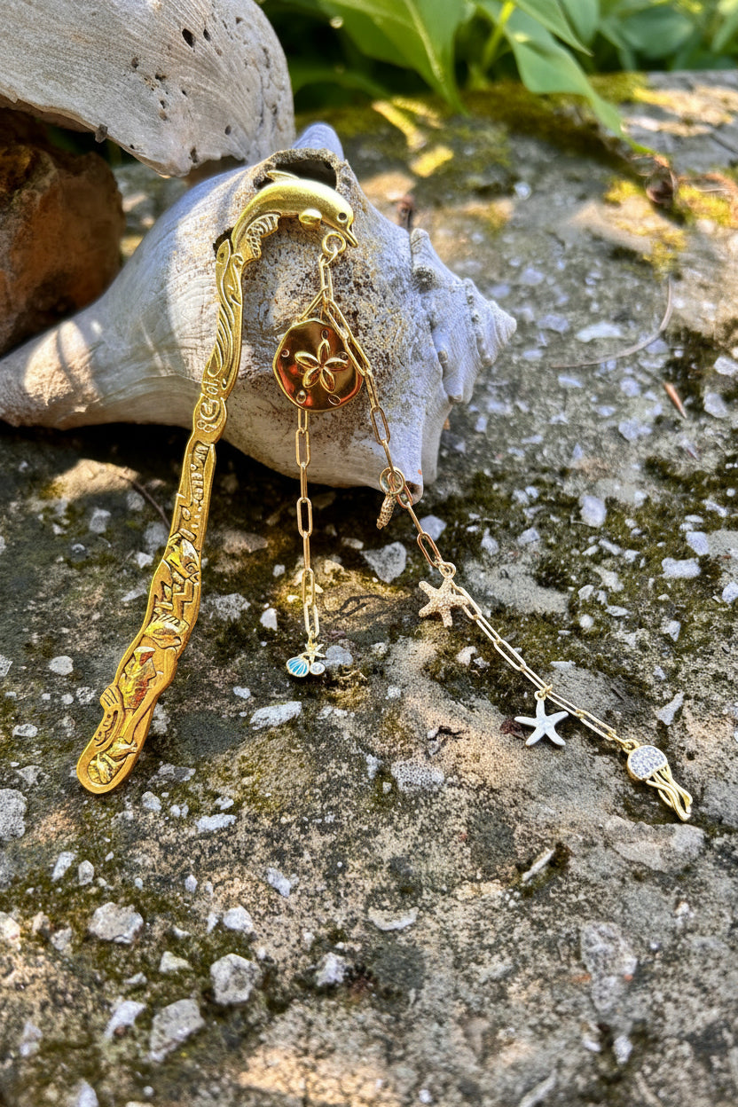 Sea Life Bookmark Charms