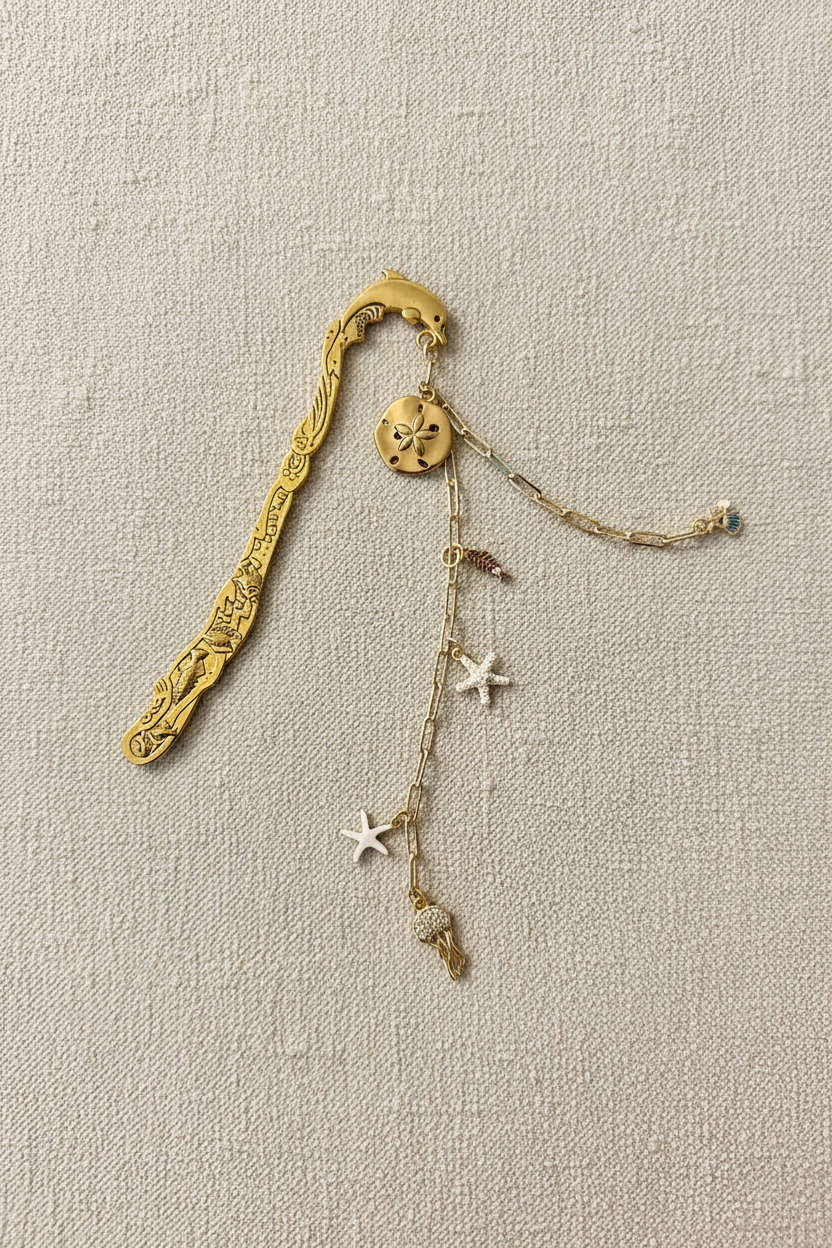 Sea Life Bookmark Charms