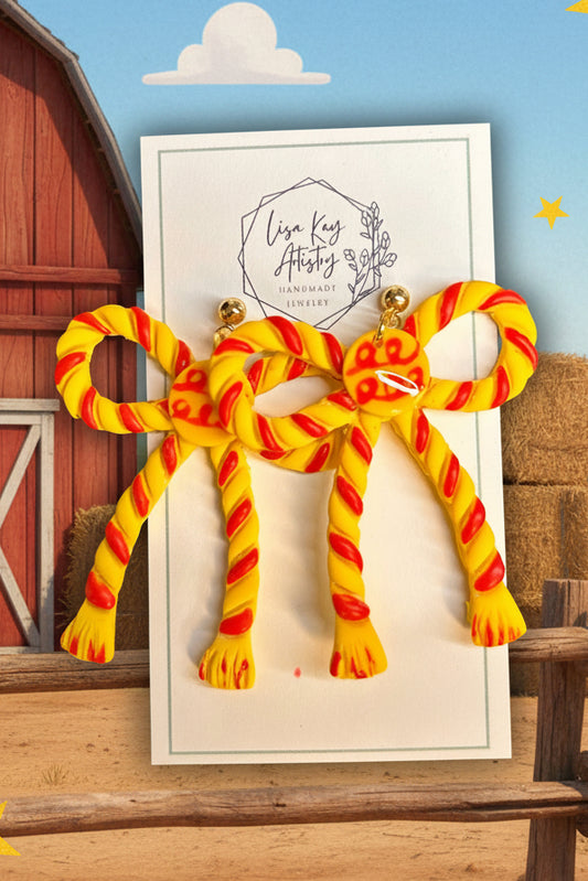Jessie's Yellow Lasso Bows