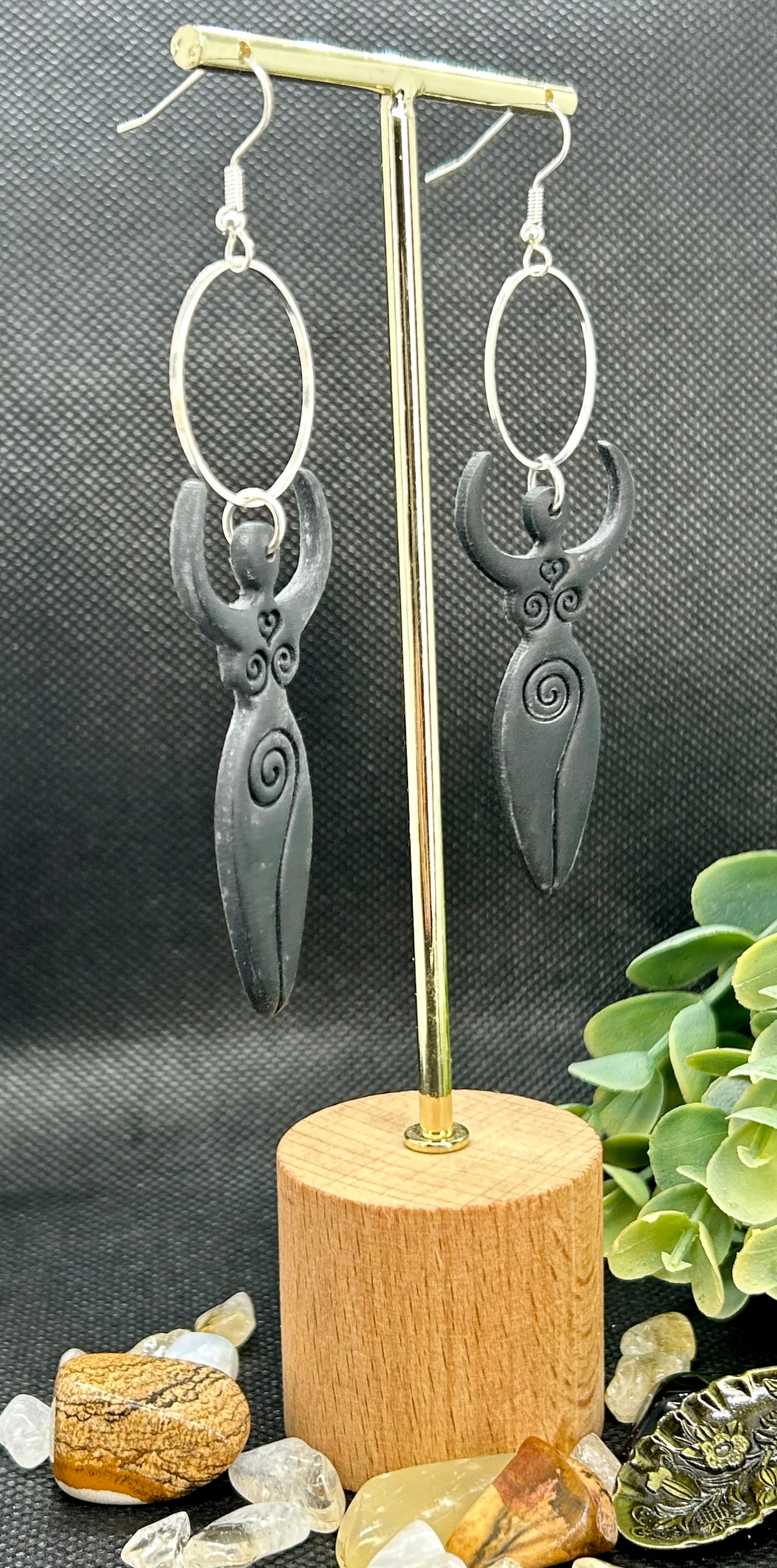 Goddess Dangle Earrings