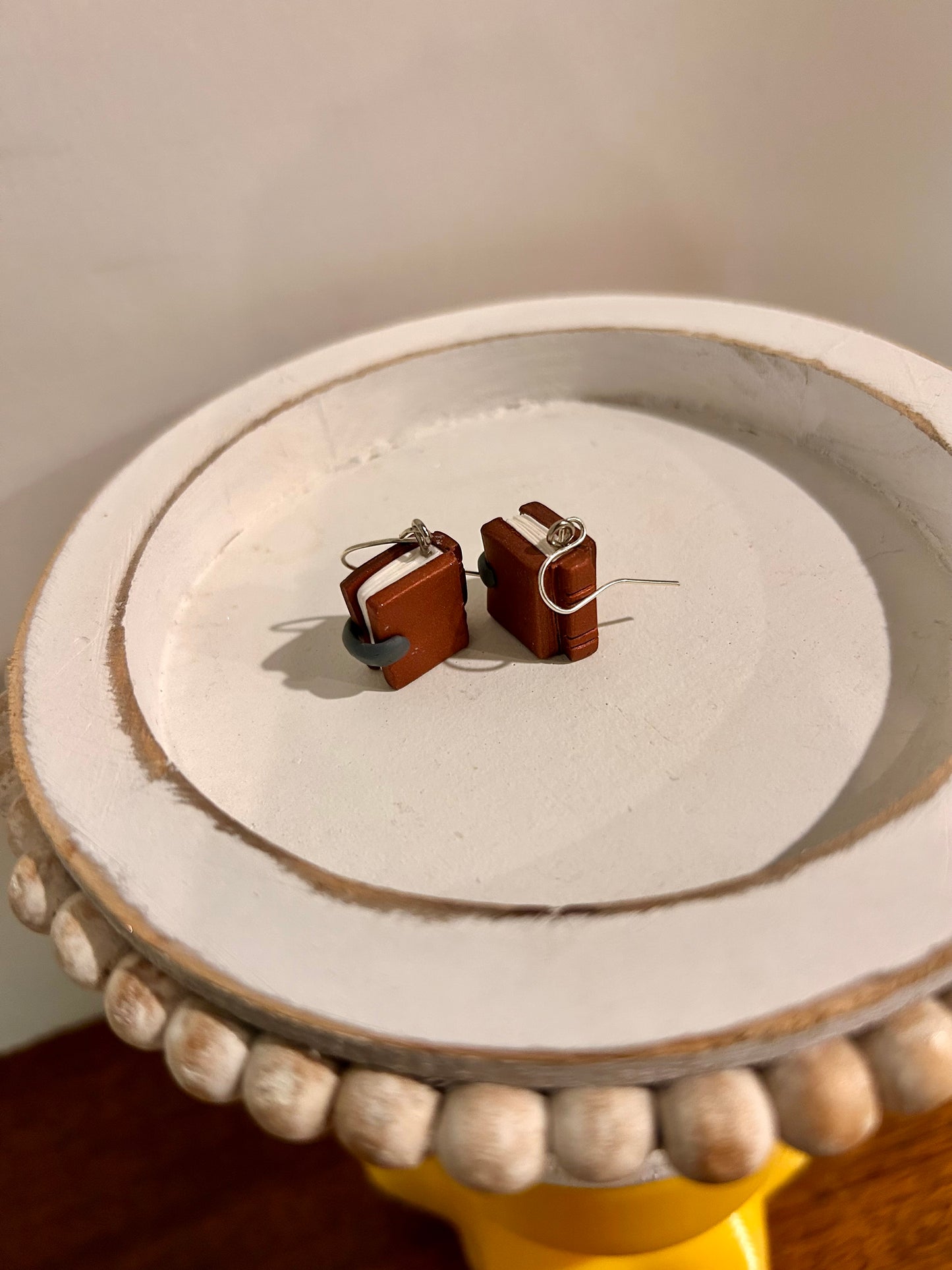 Secrets and Treasures Book Earrings