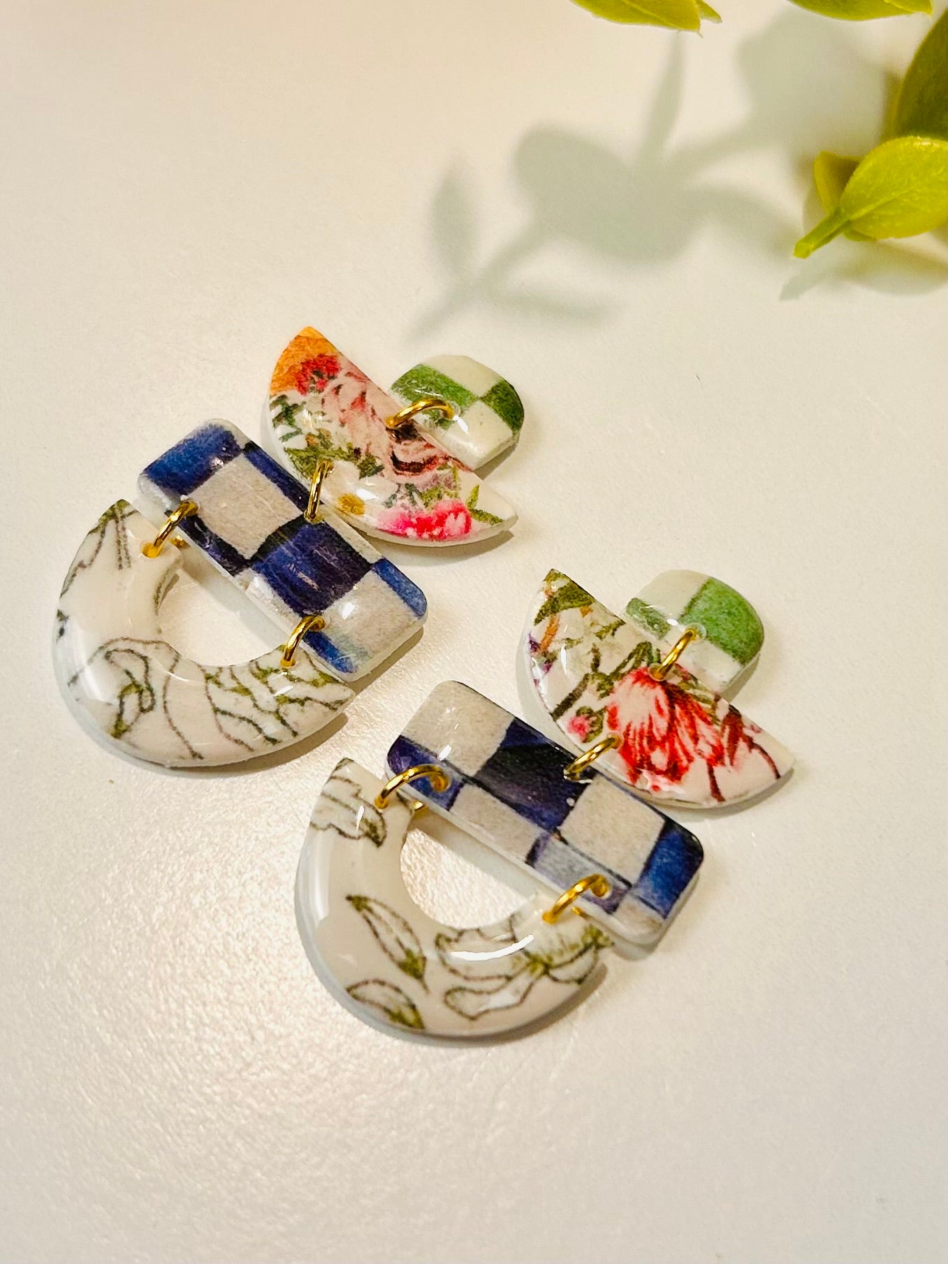 Mixed Pattern Checks and Florals 1