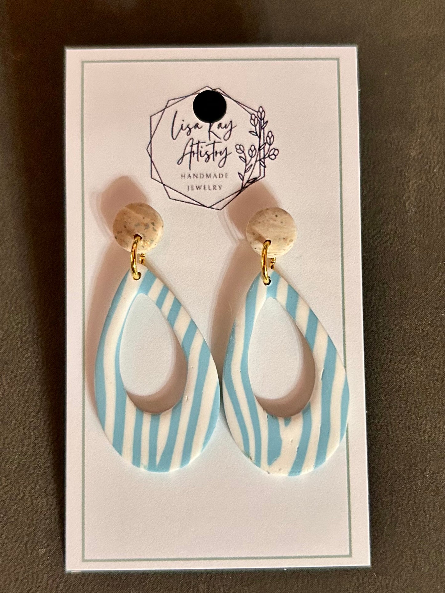 Summer Nostalgia Teardrop Dangle Earrings