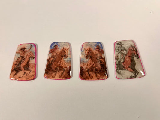 Cowboy Individual Earrings to pair or mismatch