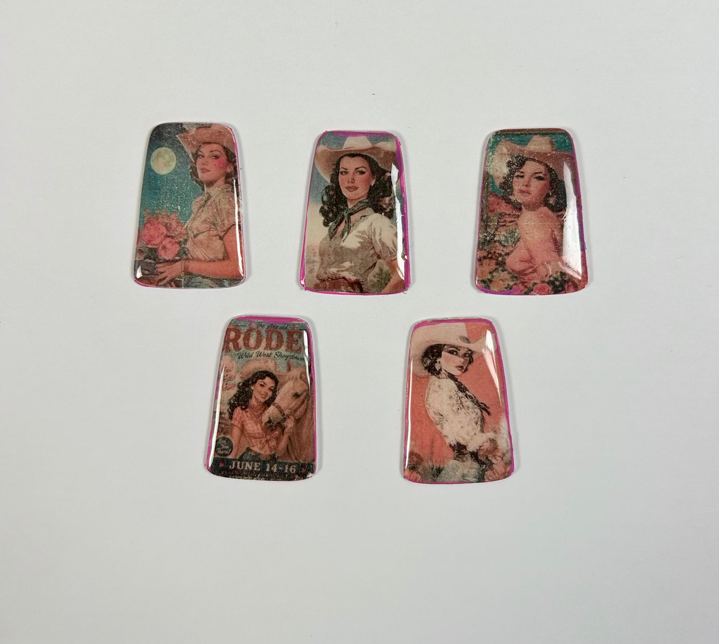 Buffalo Gals INDIVIDUAL Poster Earrings to pair or mismatch