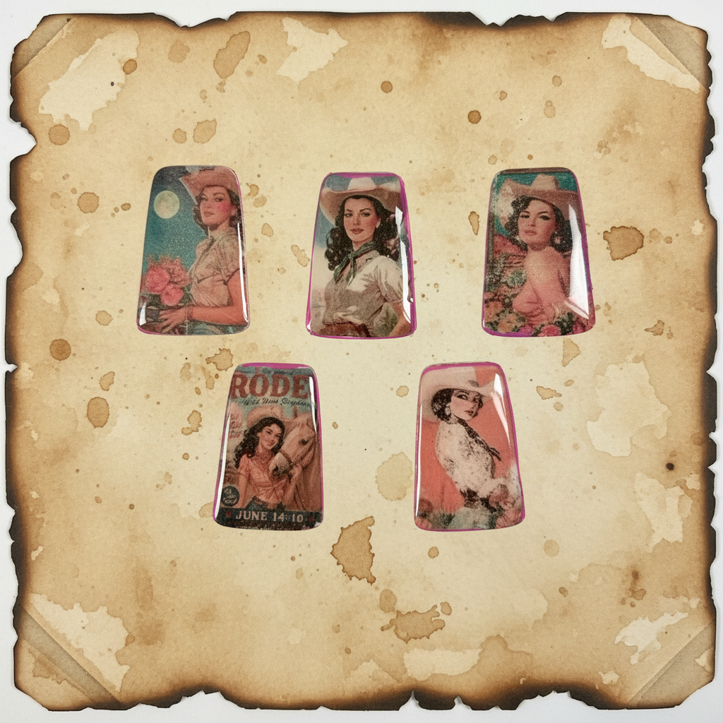 Buffalo Gals INDIVIDUAL Poster Earrings to pair or mismatch