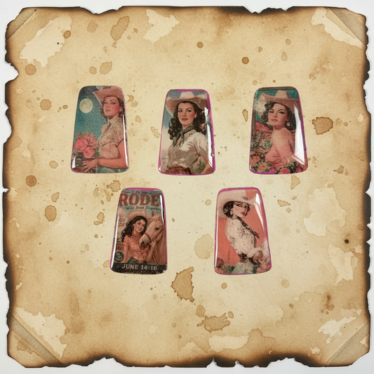 Buffalo Gals INDIVIDUAL Poster Earrings to pair or mismatch