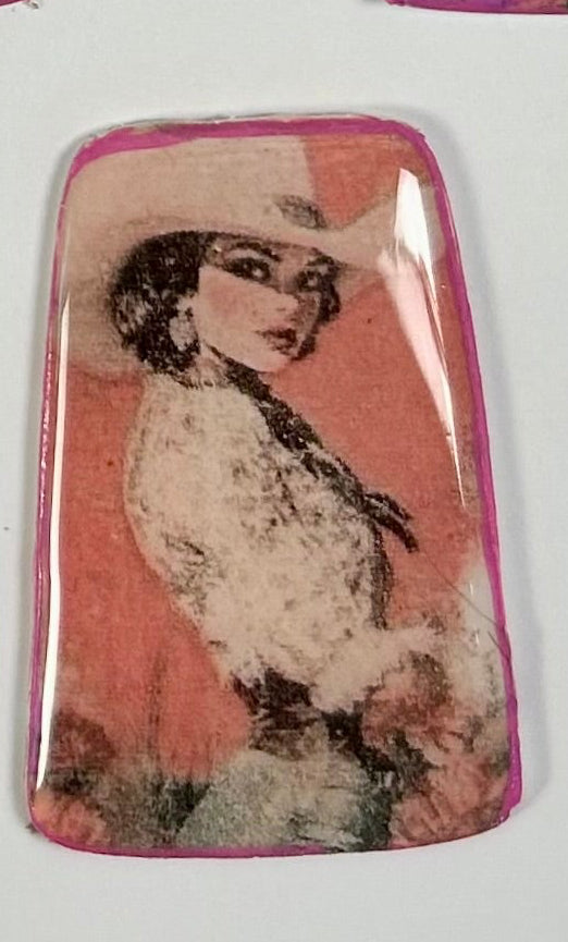 Buffalo Gals INDIVIDUAL Poster Earrings to pair or mismatch
