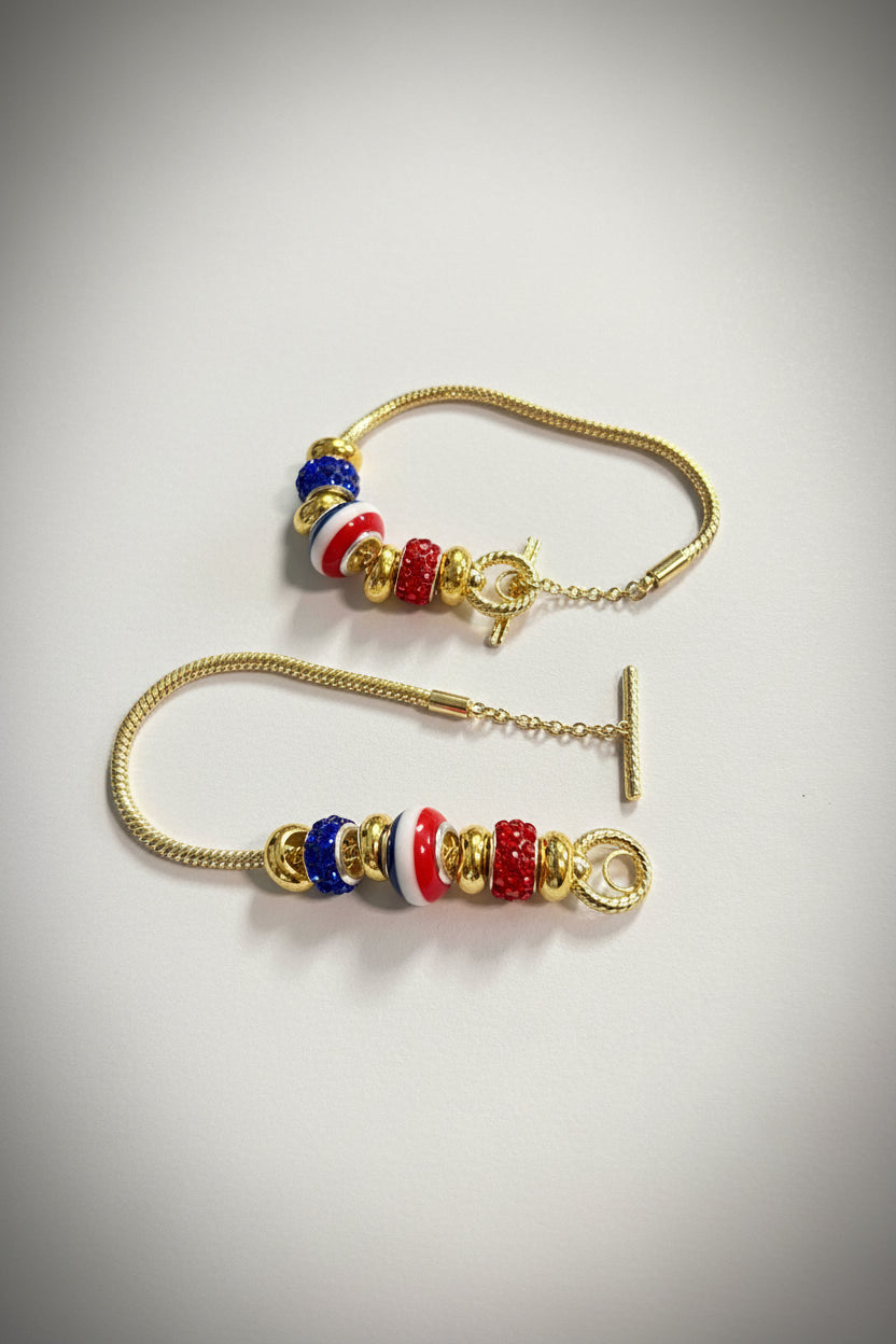 Patriotic Toggle Bracelets