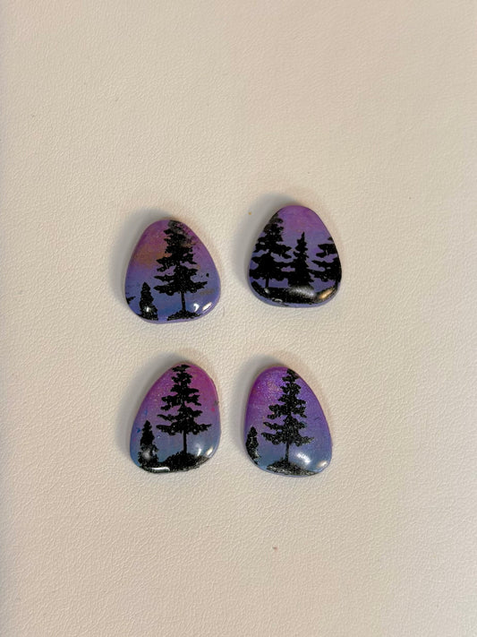 Northern Lights Small Tree studs