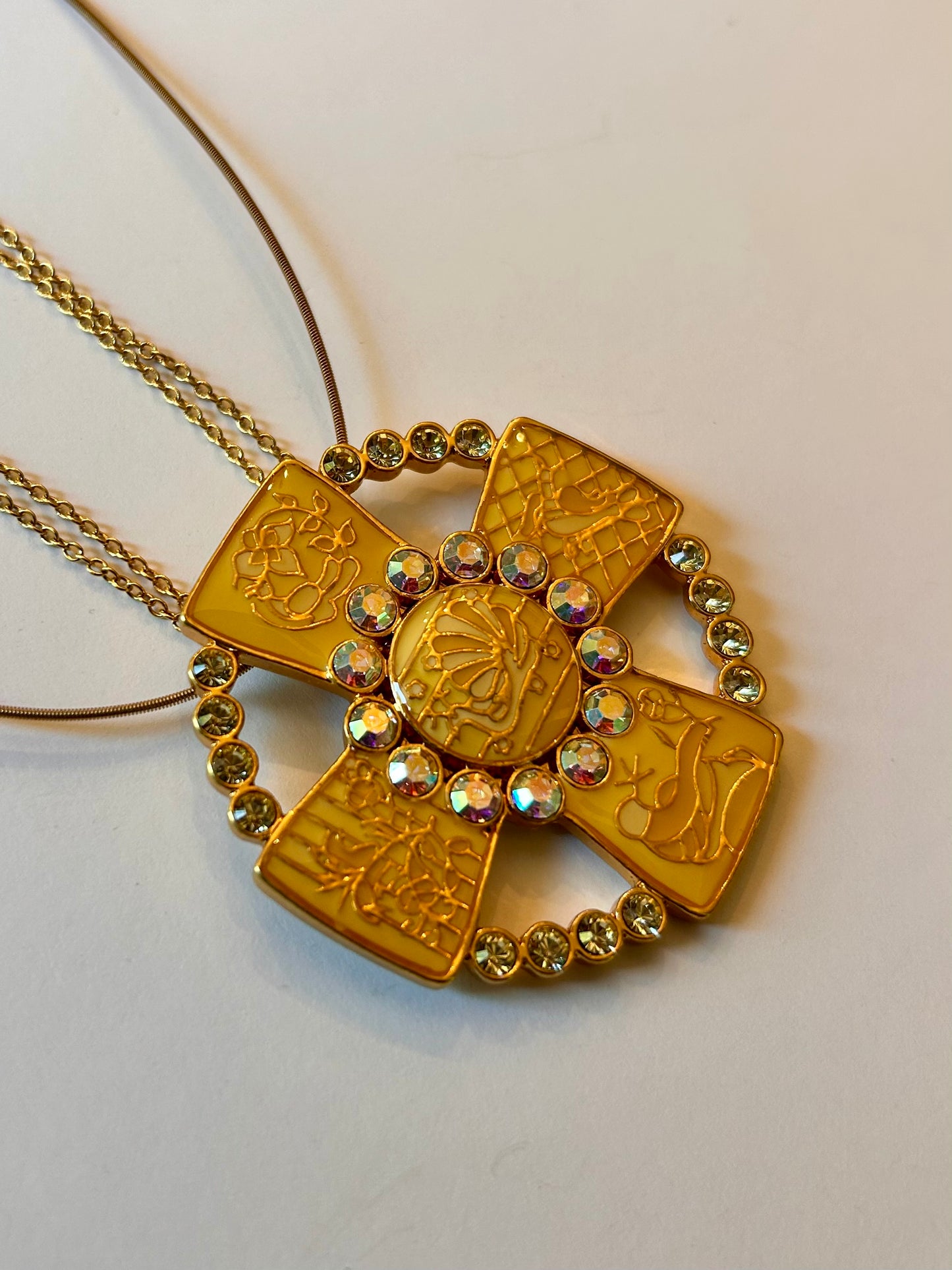 Pilgrim Danish Cross Necklace
