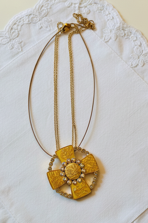 Pilgrim Danish Cross Necklace