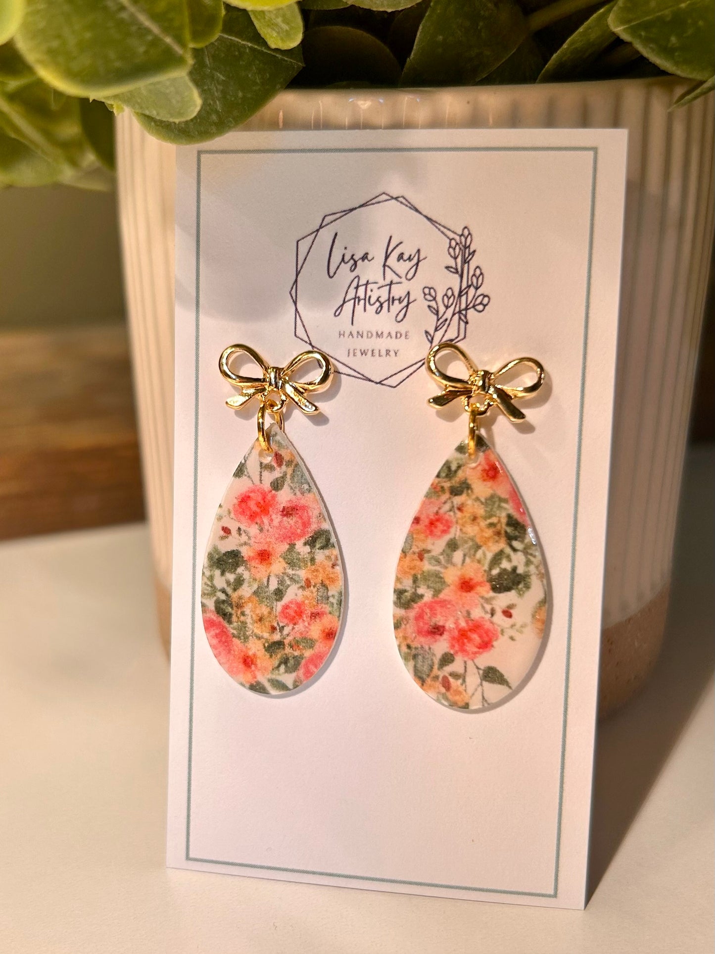 Floral medium (solid) teardrop One Piece