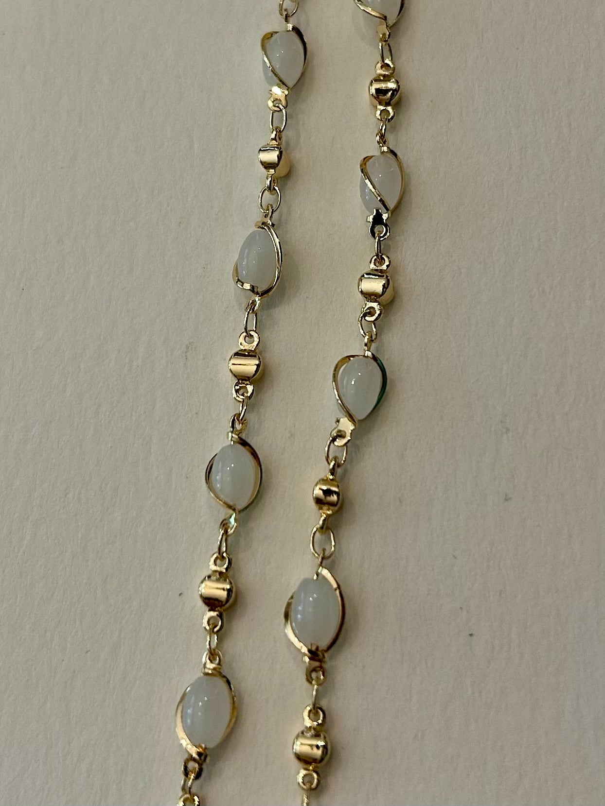 Gold Plated Opalite Necklace