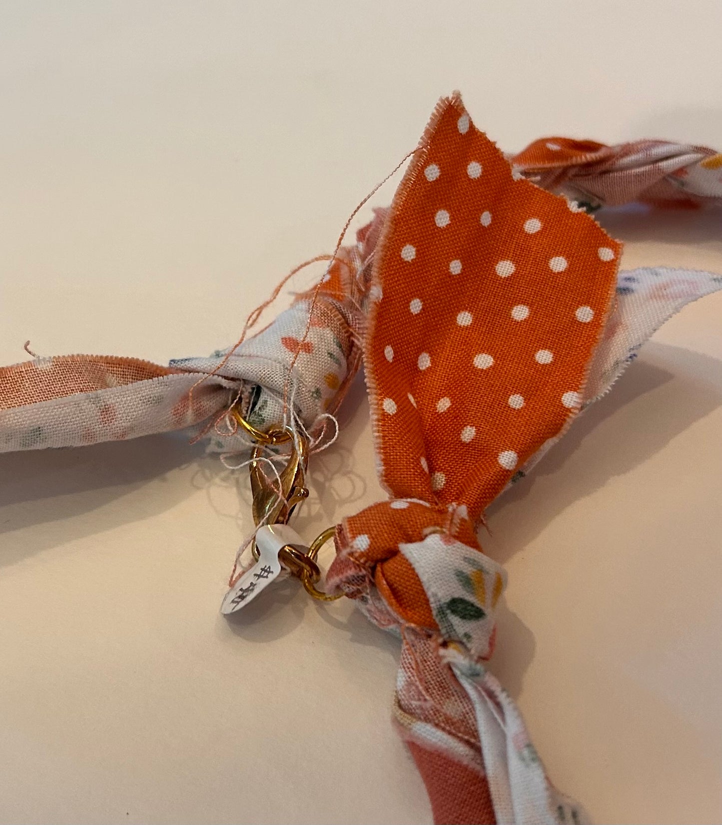 Braided Bandana Charm Necklaces