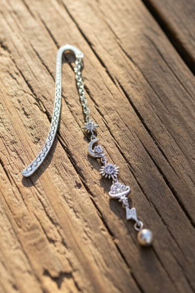 Celestial spheres Bookmark Charms