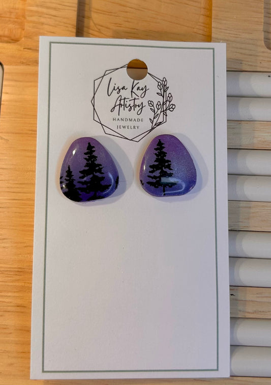 Northern Lights Small Tree studs